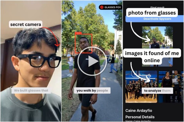 Dos estudiantes de Harvard usan gafas Meta para violar la privacidad de los peatones: así es como