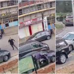 El ladrón escapa, el héroe policía se aferra a la puerta durante 700 metros y lo arresta