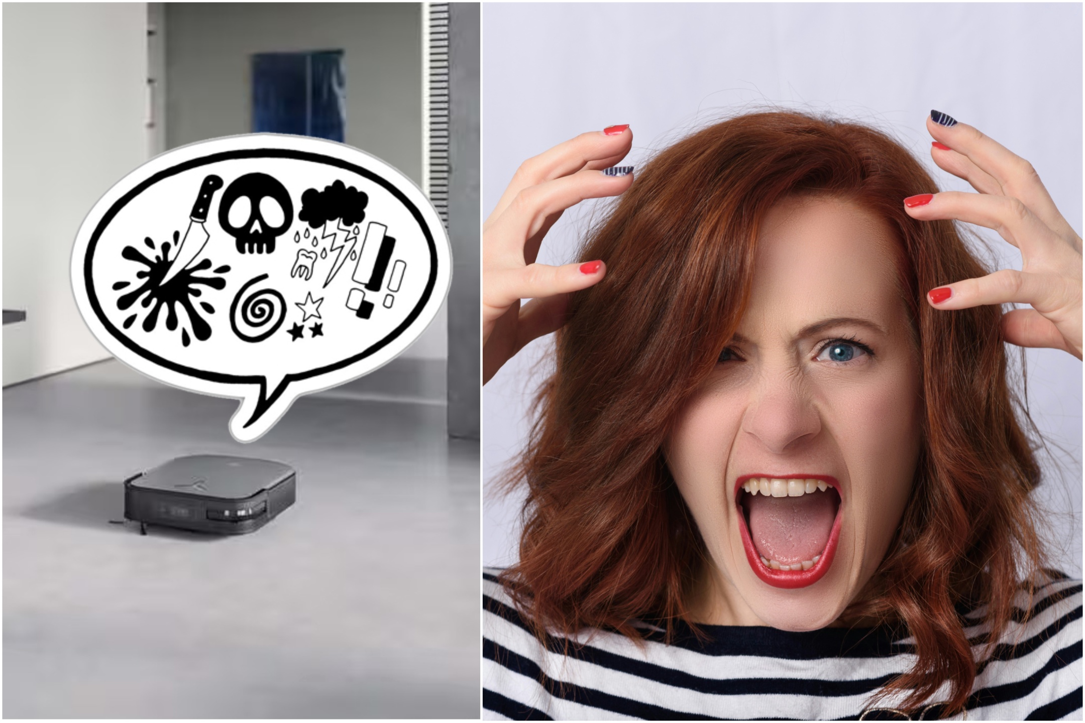 Der Staubsaugerroboter beginnt zu fluchen: Die Schuld eines Hackers