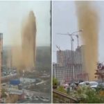 Moskau füllt sich mit Fäkalien, ein Abwasserkanal explodiert: ein 55 Meter hoher Abwassergeysir