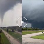 Población que huye del huracán Milton también perseguida por tornados: vídeo