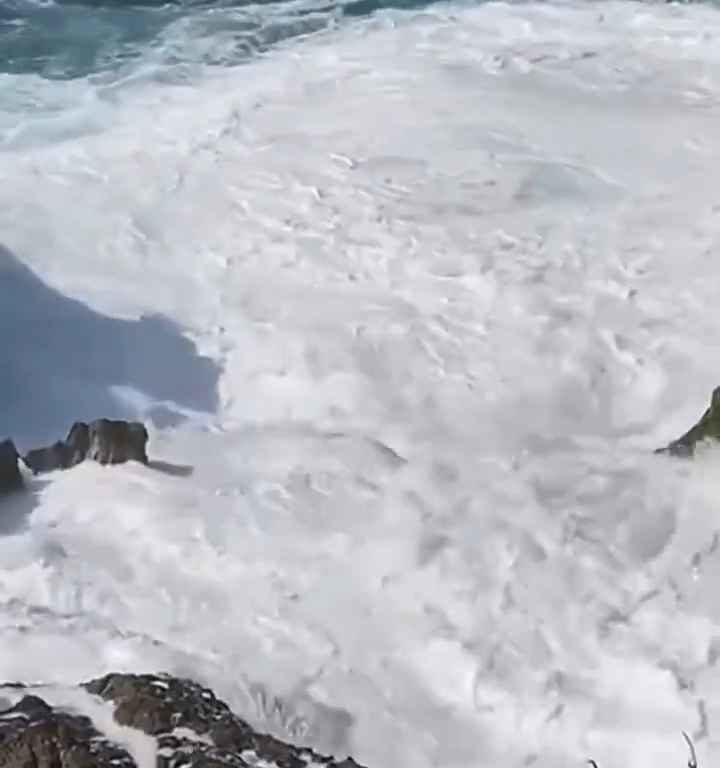 Selfie mortel pour un jeune de 20 ans, submergé par une vague géante sur un rocher : vidéo choc