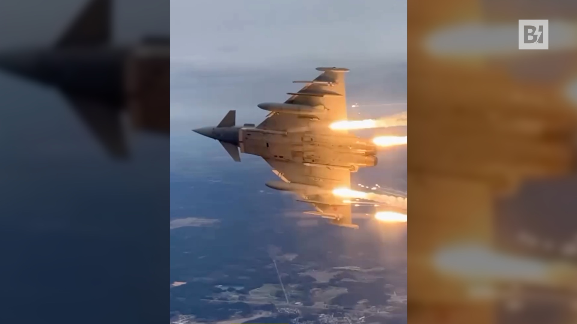 In volo in pochi secondi: l’esercitazione è spettacolare