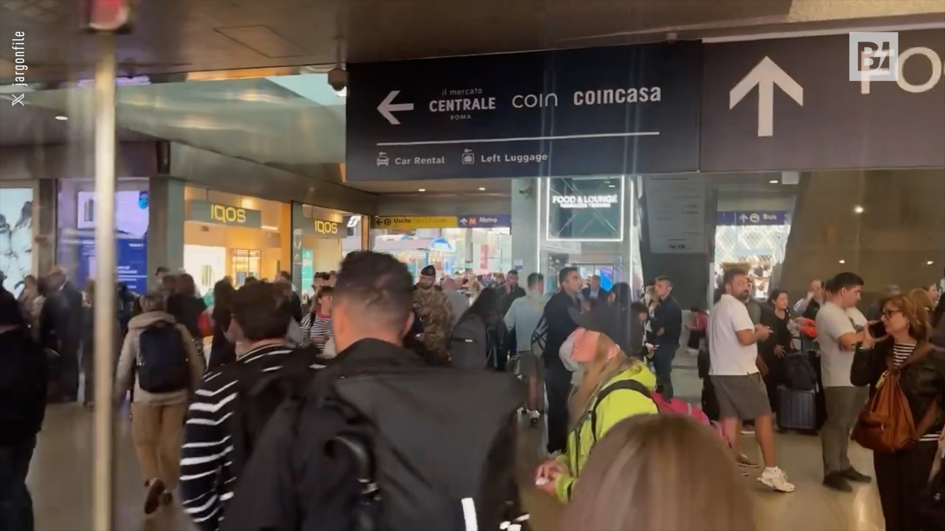 Guasto nelle stazioni di Roma Termini e Tiburtina:…
