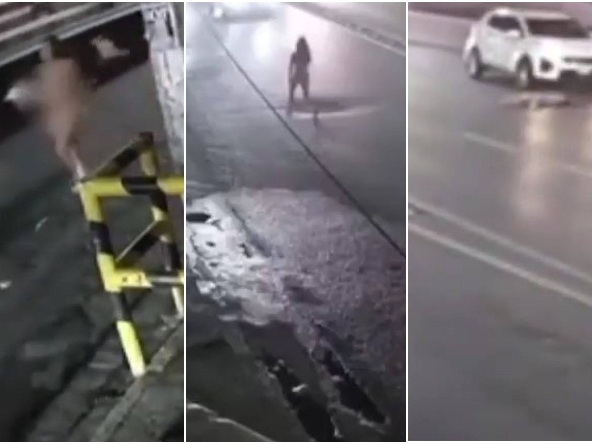 Donna nuda attraversa autostrada e si fa travolgere: video shock