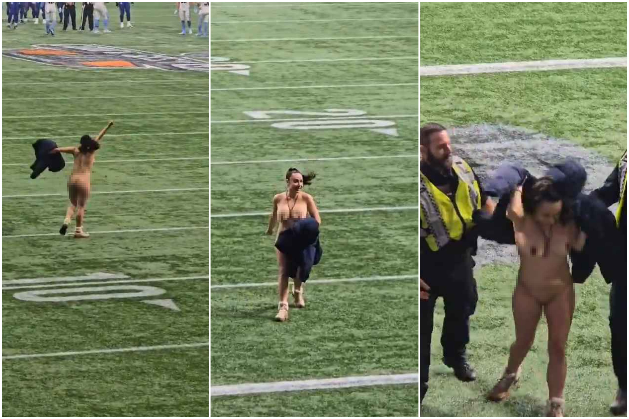 Nackte Frau unterbricht ein Finale, aber niemand hält sie auf: Peinlichkeit auf dem Spielfeld