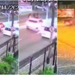 Influencer steigt aus dem Auto, stürzt und wird tödlich getroffen