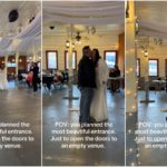 Peinliche Hochzeit, niemand erscheint bei der Zeremonie: Die Braut veröffentlicht das Video