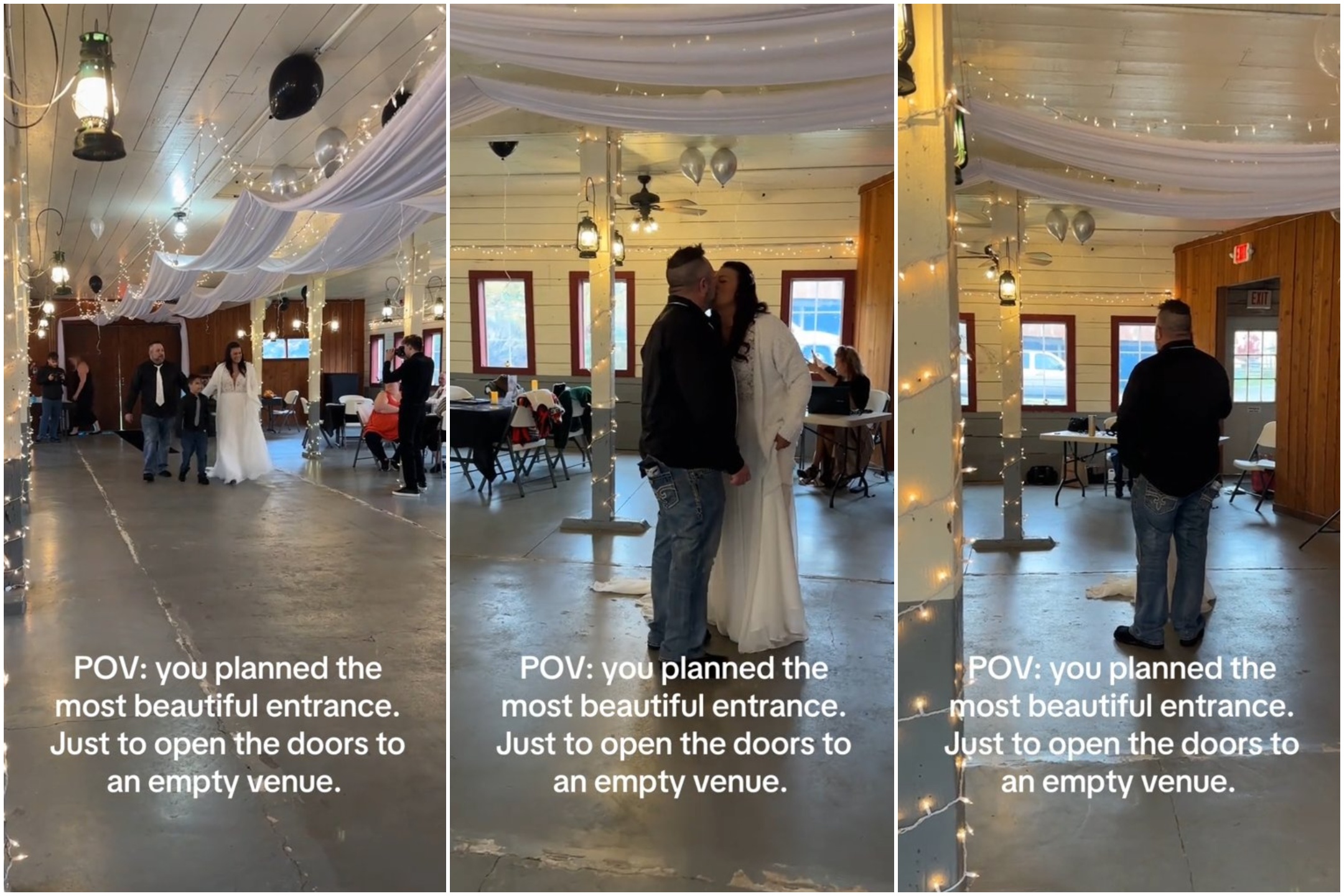 Boda vergonzosa, nadie se presenta a la ceremonia: la novia publica el video