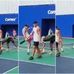 Pickleball-Spiel endet mit Tritten ins Gesicht: das brutale virale Video