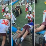 Piccolo tifoso cade dalla tribuna, giocatore Nfl lo prende al volo e lo salva