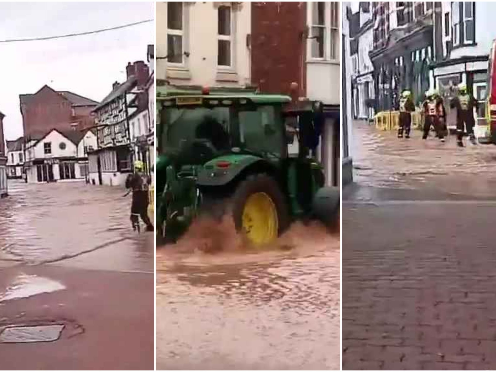 Tempesta Bert fa straripare i fiumi, città sommerse video shock