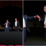 Trump singt mit Musk „God bless America“, aber Elon macht einen unverzeihlichen Fauxpas