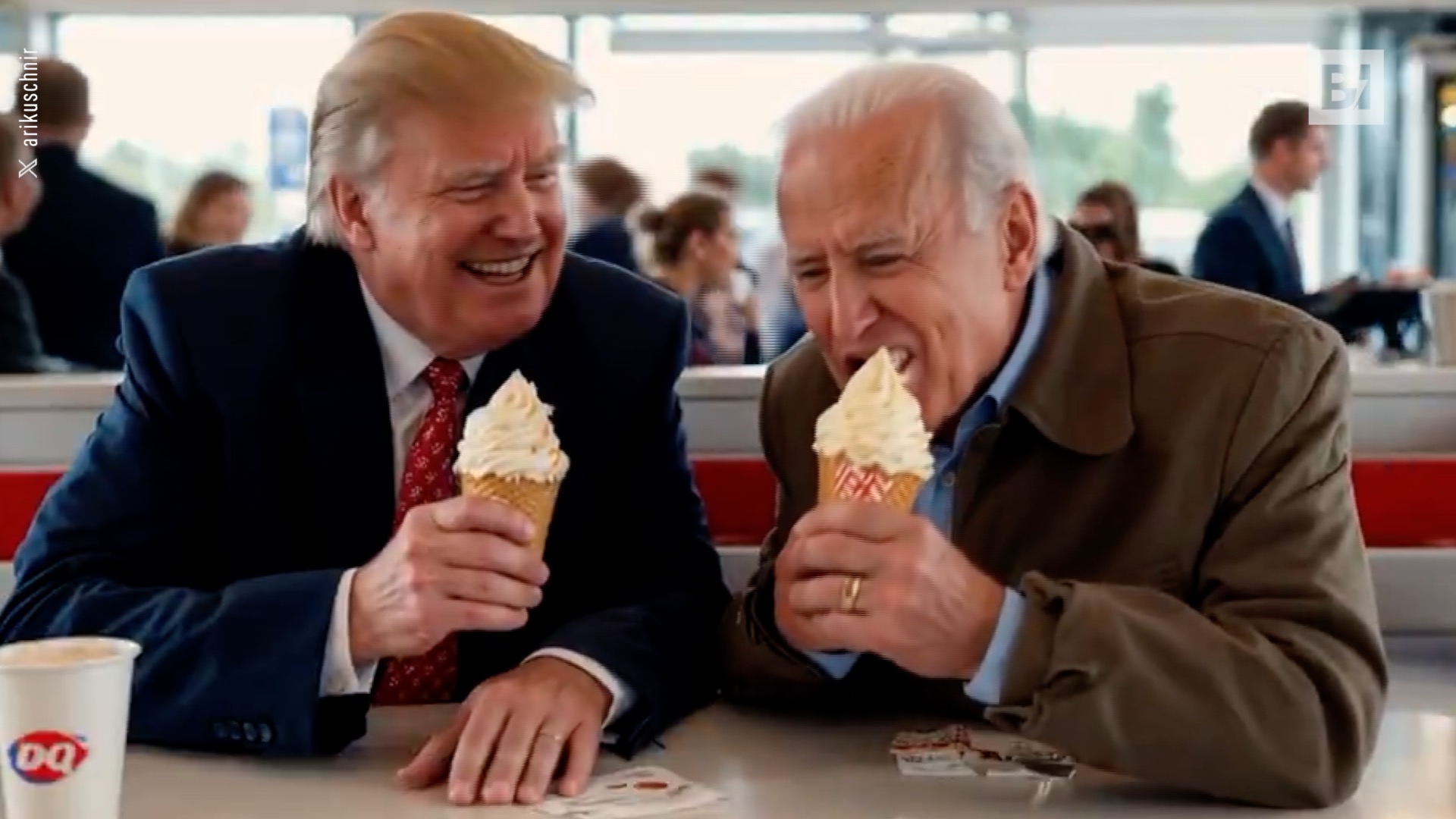 Trump-Biden, l’incontro alla Casa Bianca secondo l’intelligenza artificiale