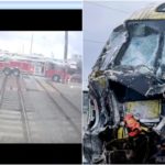 Feuerwehrauto auf Gleisen, von Hochgeschwindigkeitszug in zwei Teile gerissen: Video