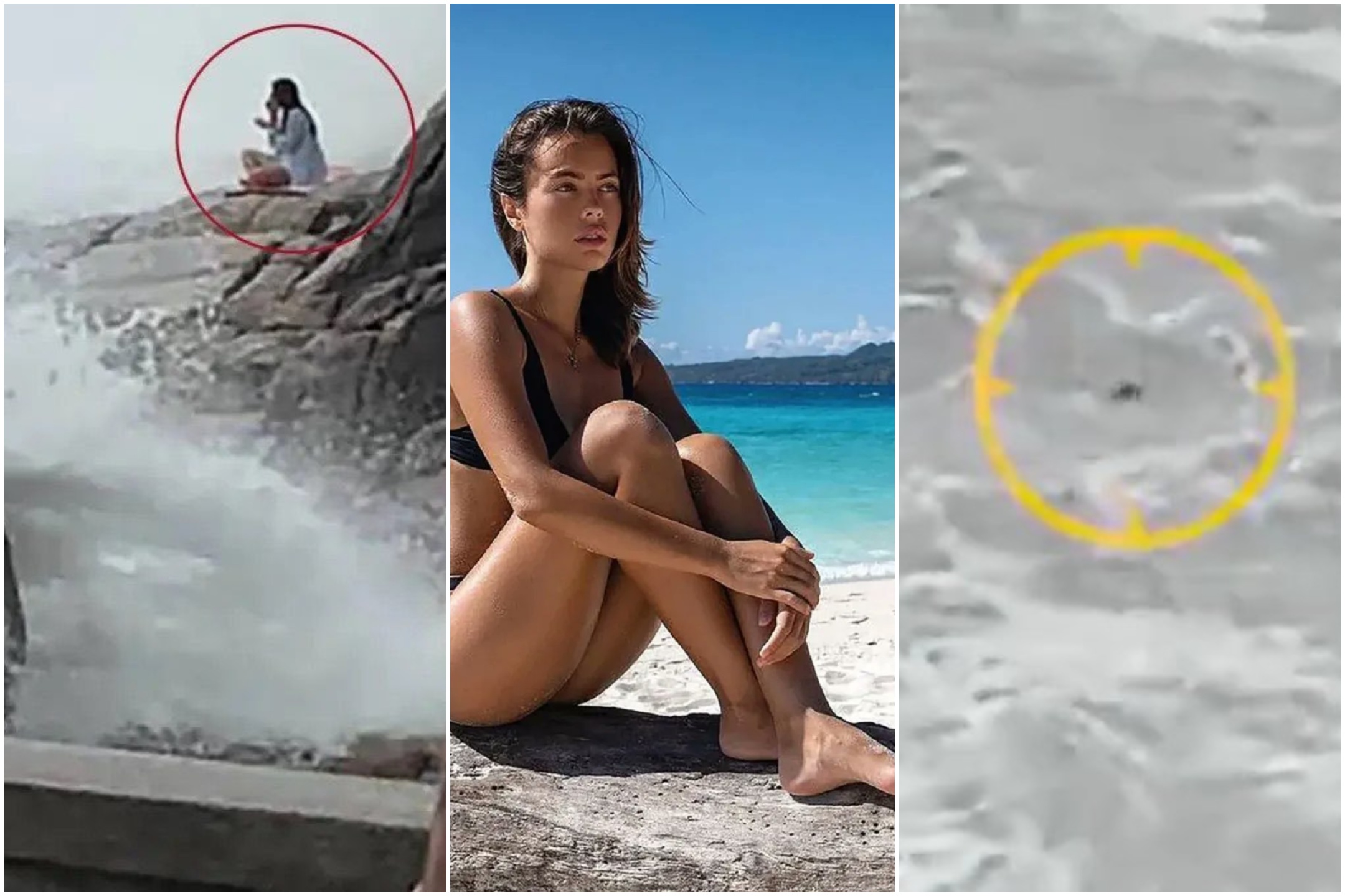 Une influenceuse fait du yoga sur le rocher : une vague scélérate la tue, vidéo choc