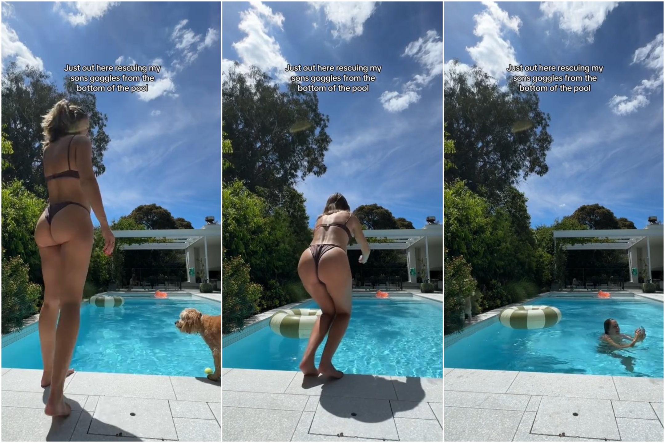 Schwangere Influencerin filmt sich im Mikrobikini mit ihrem mit Kritik überhäuften dreijährigen Sohn