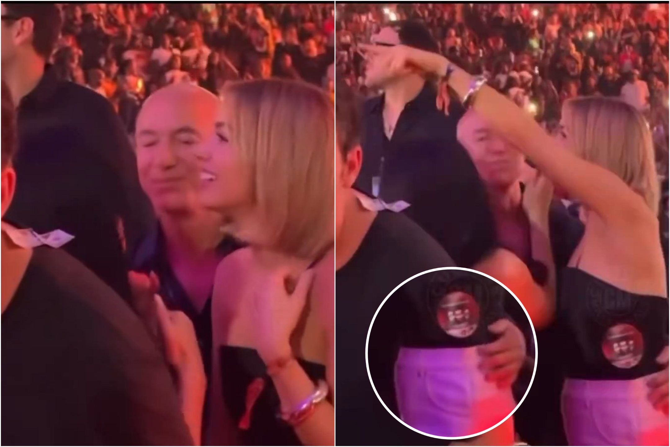 Jeff Bezos y la mano sobre su amigo: ¿el vídeo hace estallar la boda? Eso es lo que Musk tiene que ver con esto.