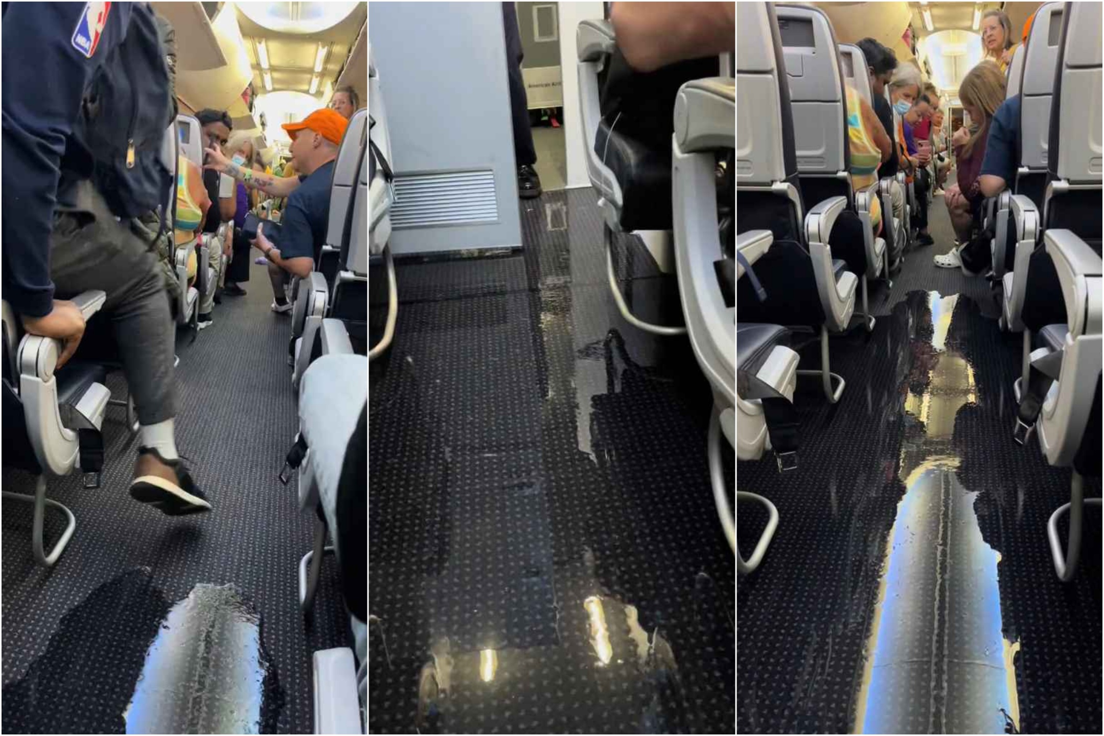 Pasajero va al baño y rompe el inodoro: avión de gran altura se inunda