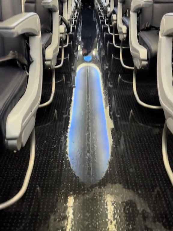 Un passager va aux toilettes et casse les toilettes : un avion à haute altitude est inondé