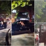 Sie erwischt ihren Mann mit seiner Geliebten und bleibt beim Fluchtwagen