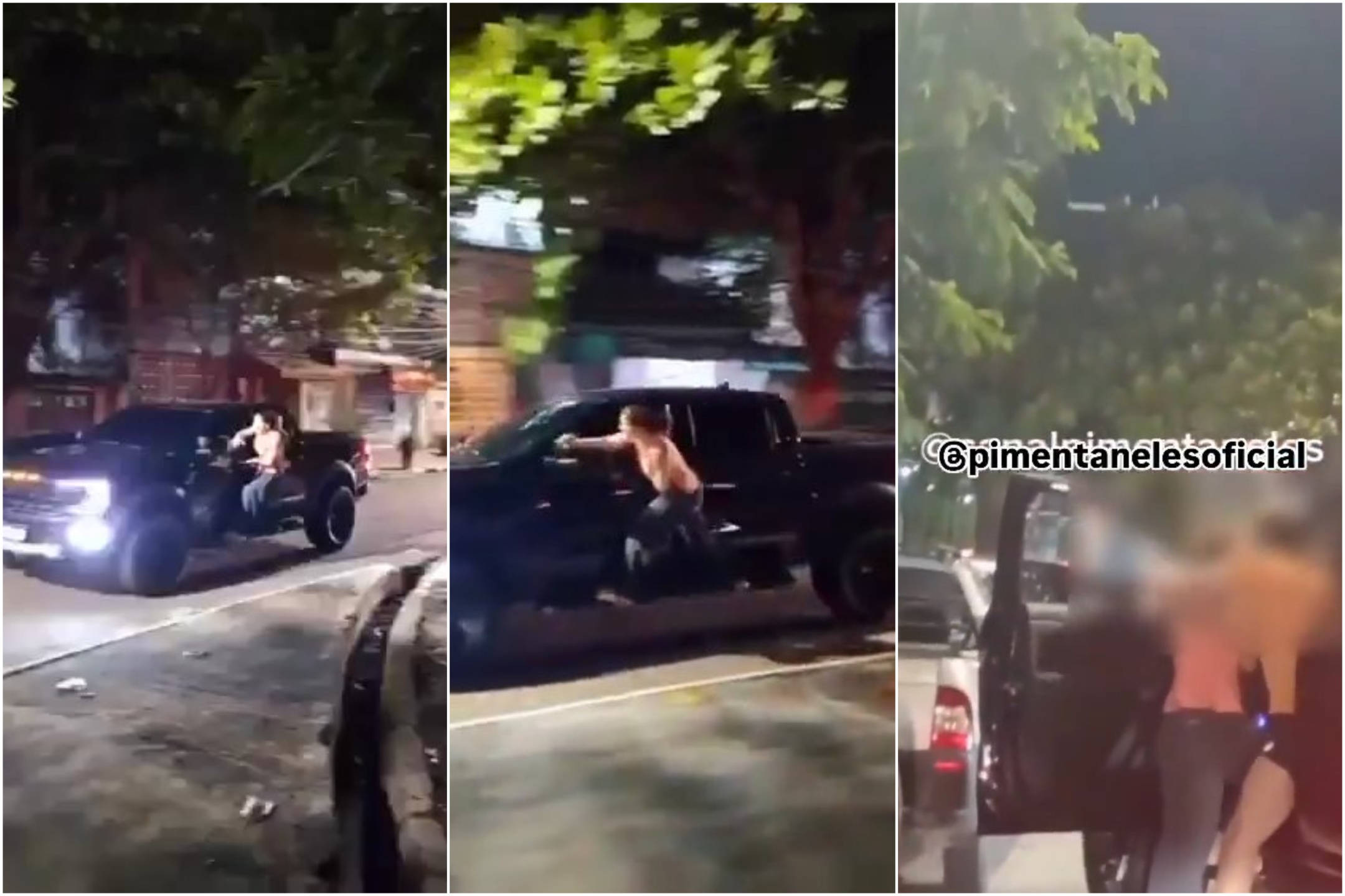 Elle surprend son mari avec son amant et reste dans la voiture de fuite