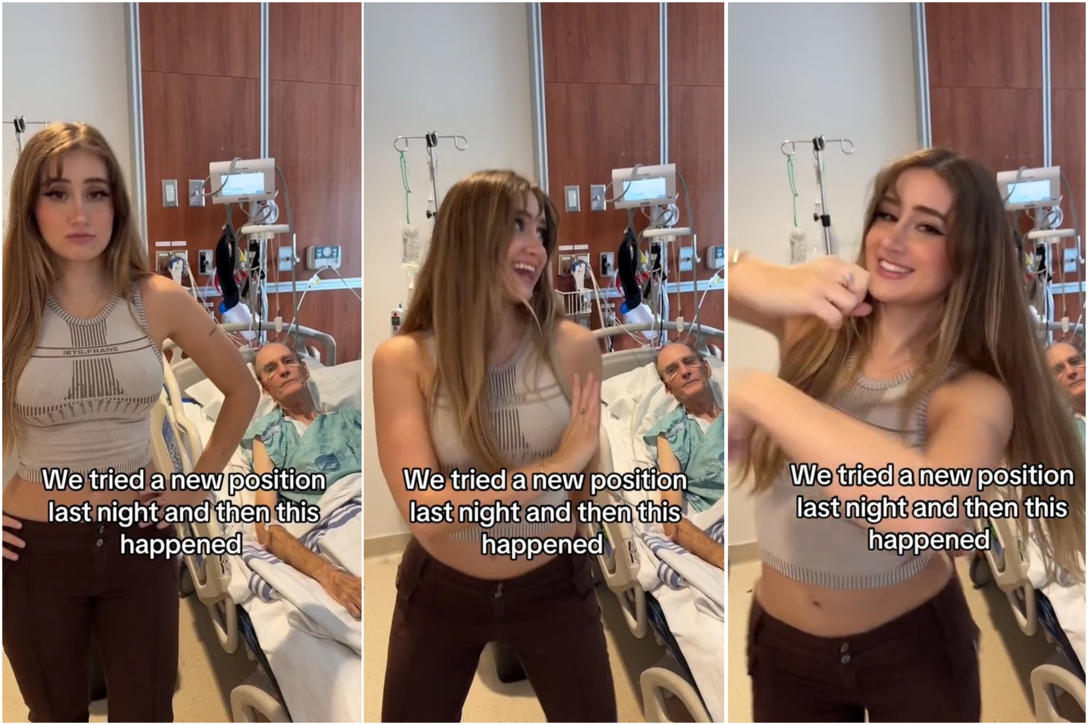 TikToker danse devant son "petit-ami" âgé et malade en attendant l'héritage : pluie de critiques