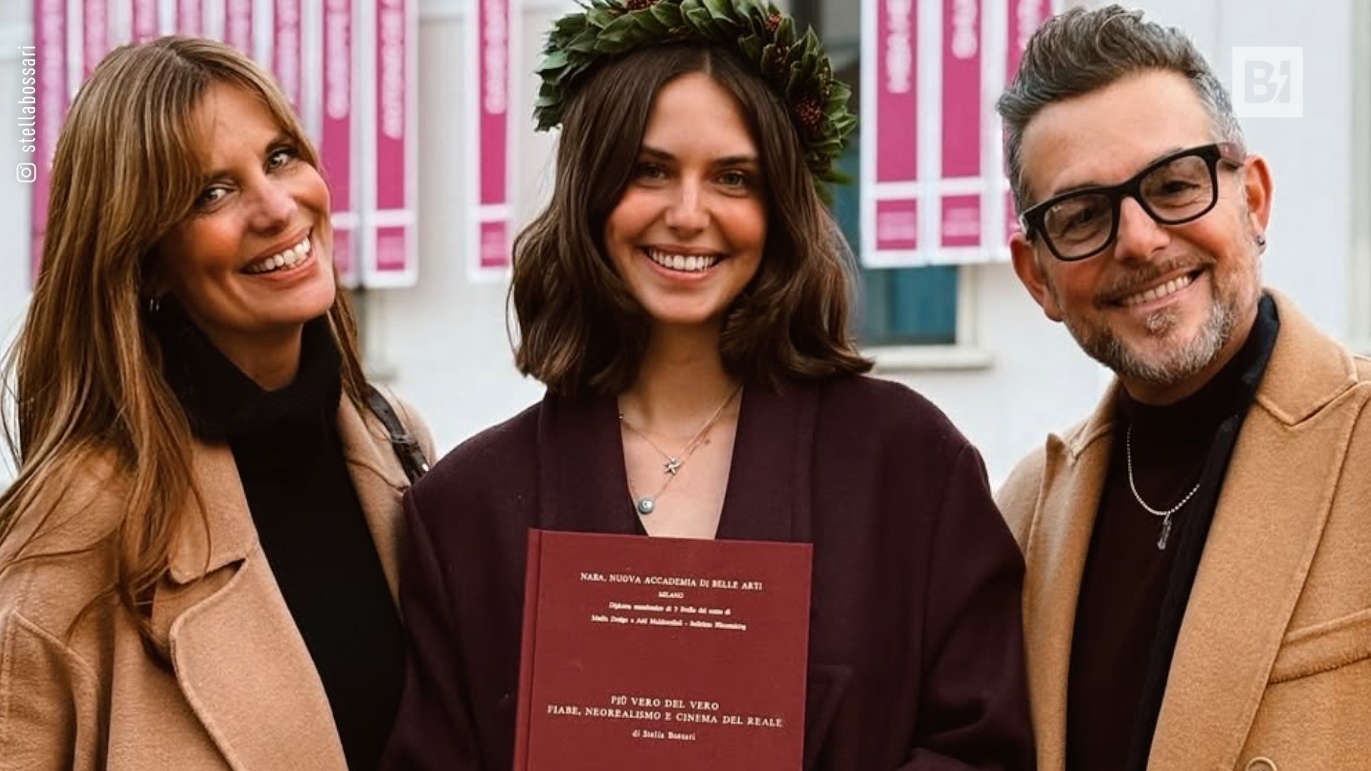 Filippa Lagerback e Daniele Bossari celebrano il traguardo…