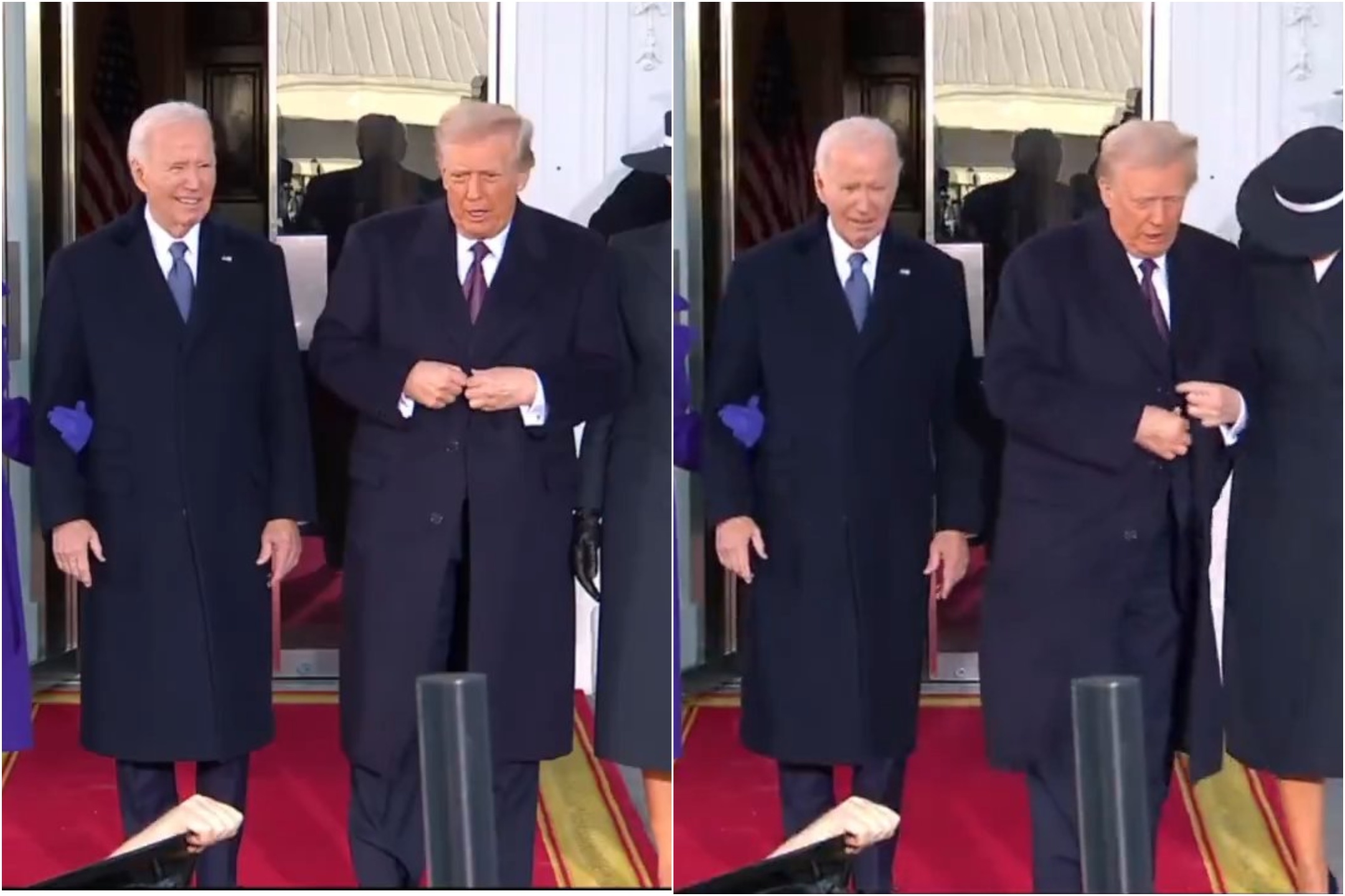 El último insulto de Trump a Biden: esto es lo que le dijo en la Casa Blanca