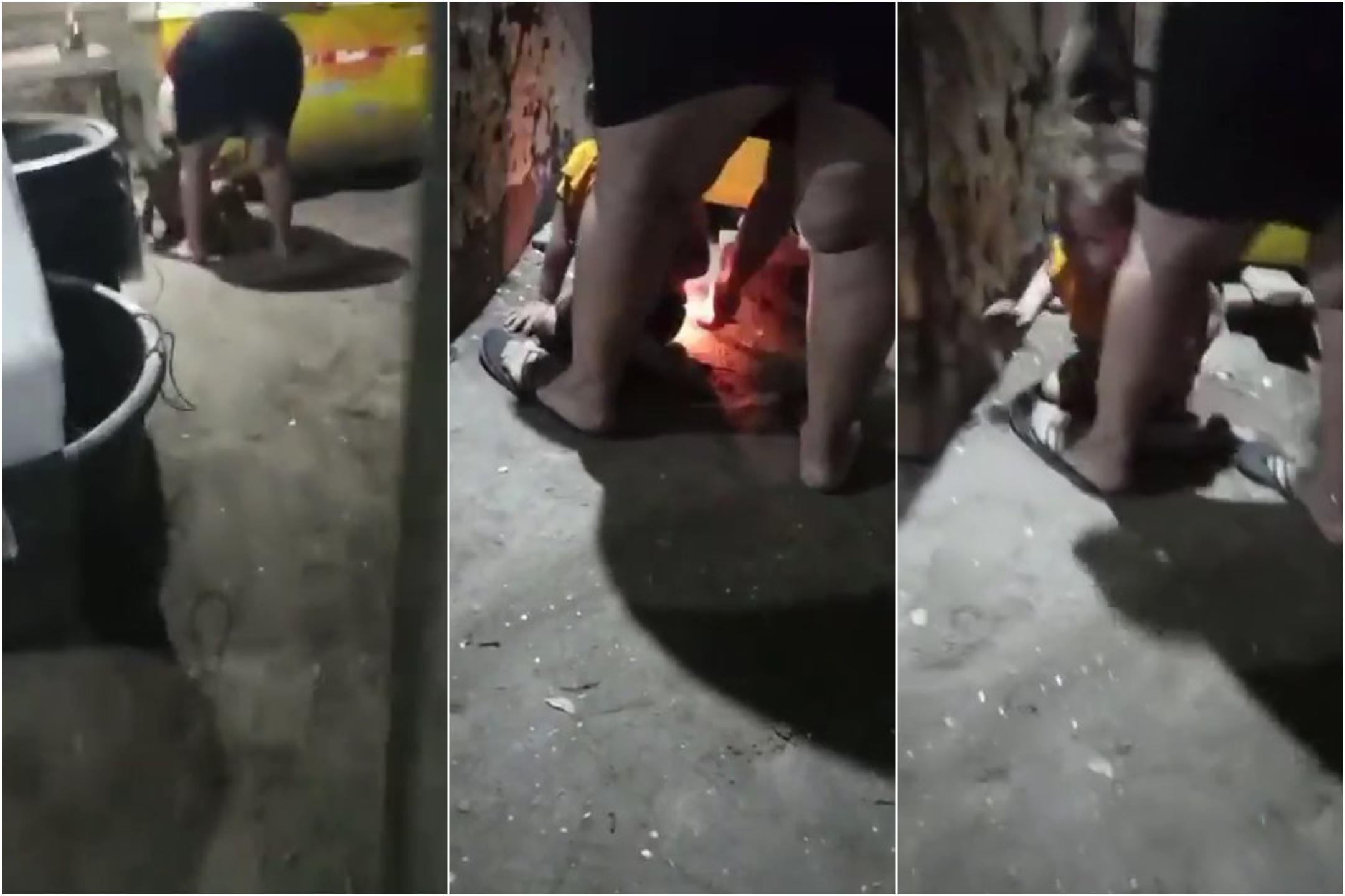 Madre tenta di bruciare viva la figlia di tre anni video la incastra