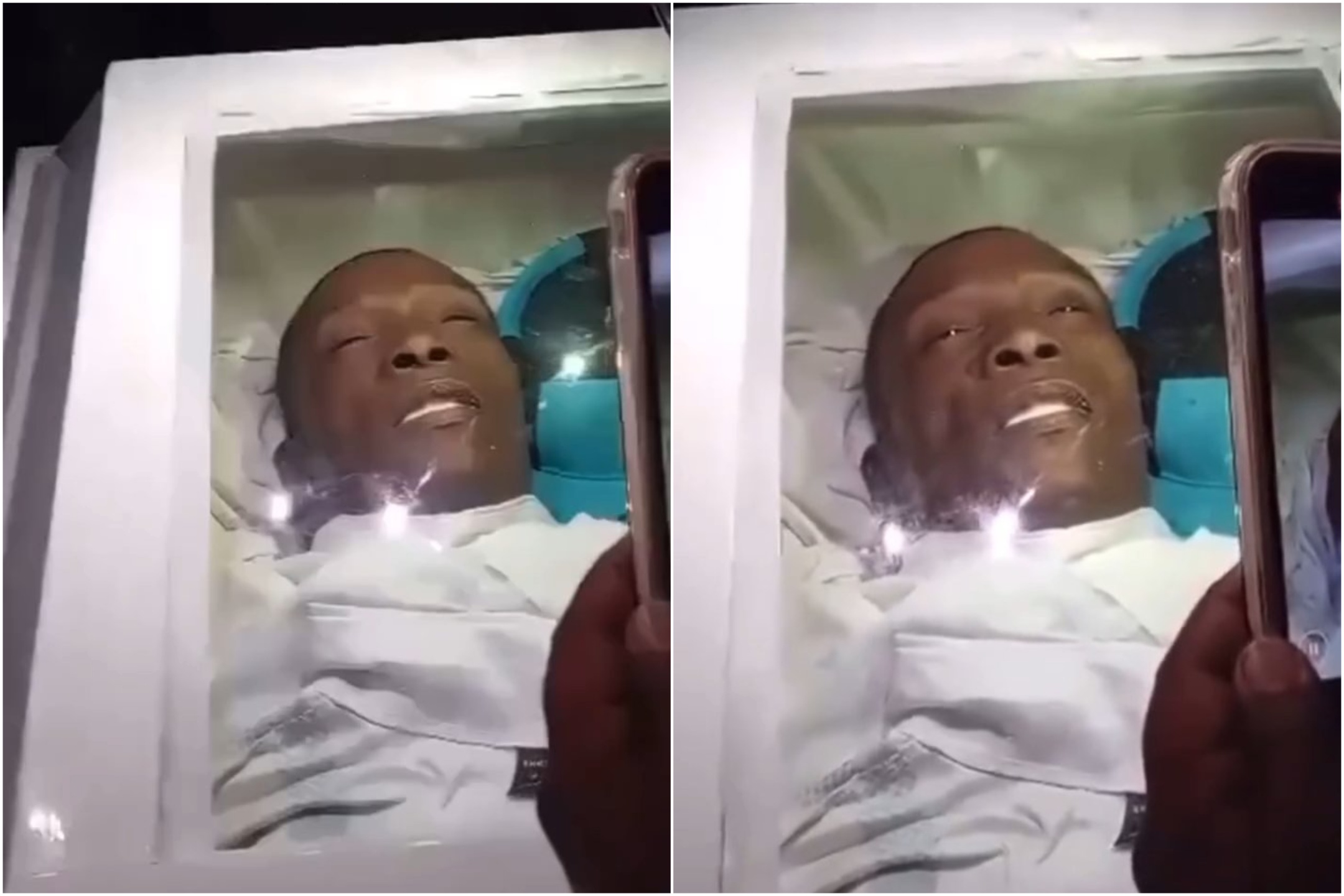 El muerto abre los ojos en el ataúd: funeral de shock, esto es lo que pasó