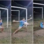 16-jähriger Torwart durch einen Ball an der Brust getötet: schockierendes Video