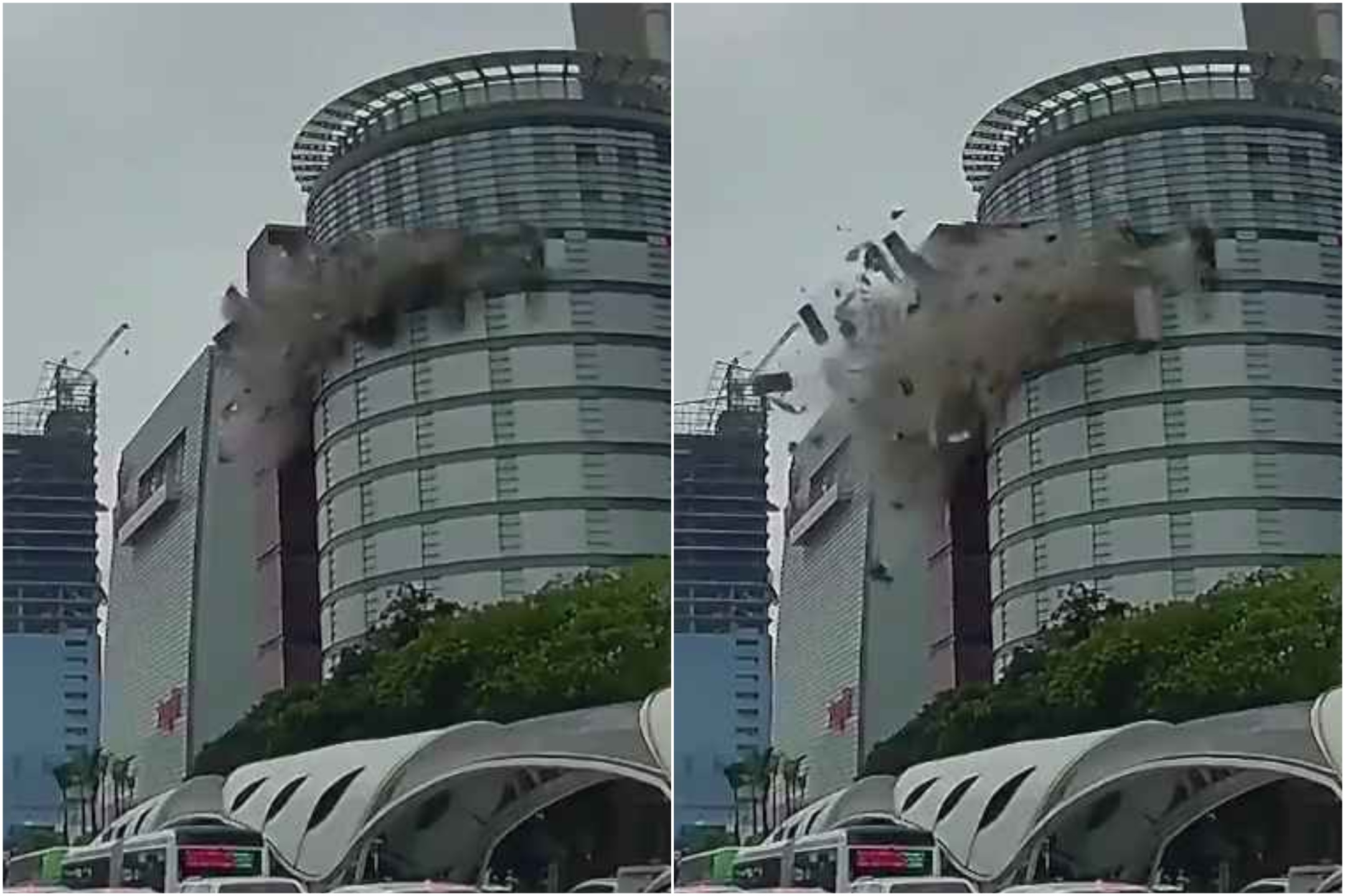 Fuga de gas provoca explosión en grandes almacenes Vídeo impactante