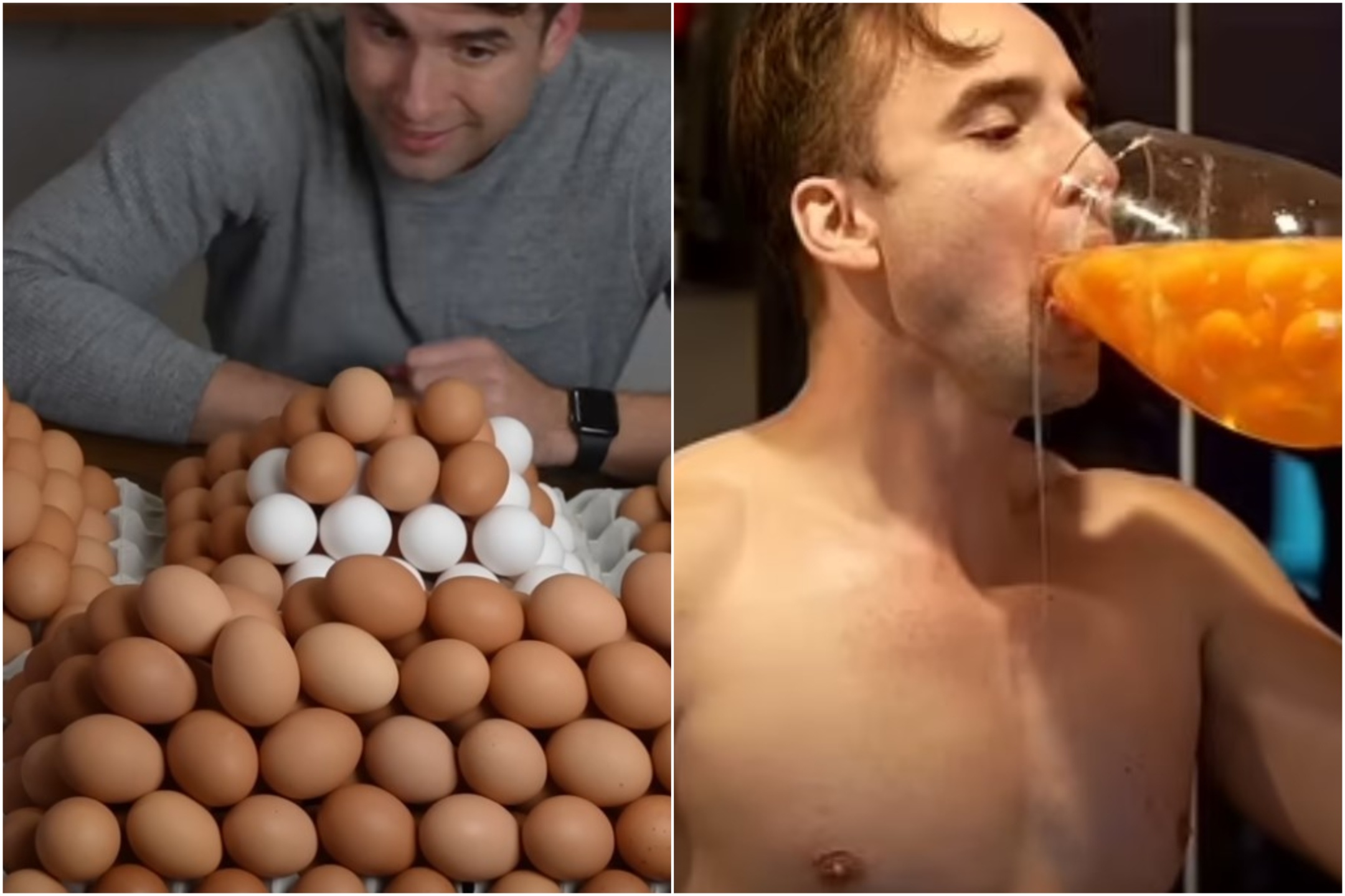 Come 1.000 huevos en un mes para un experimento: esto es lo que le pasó