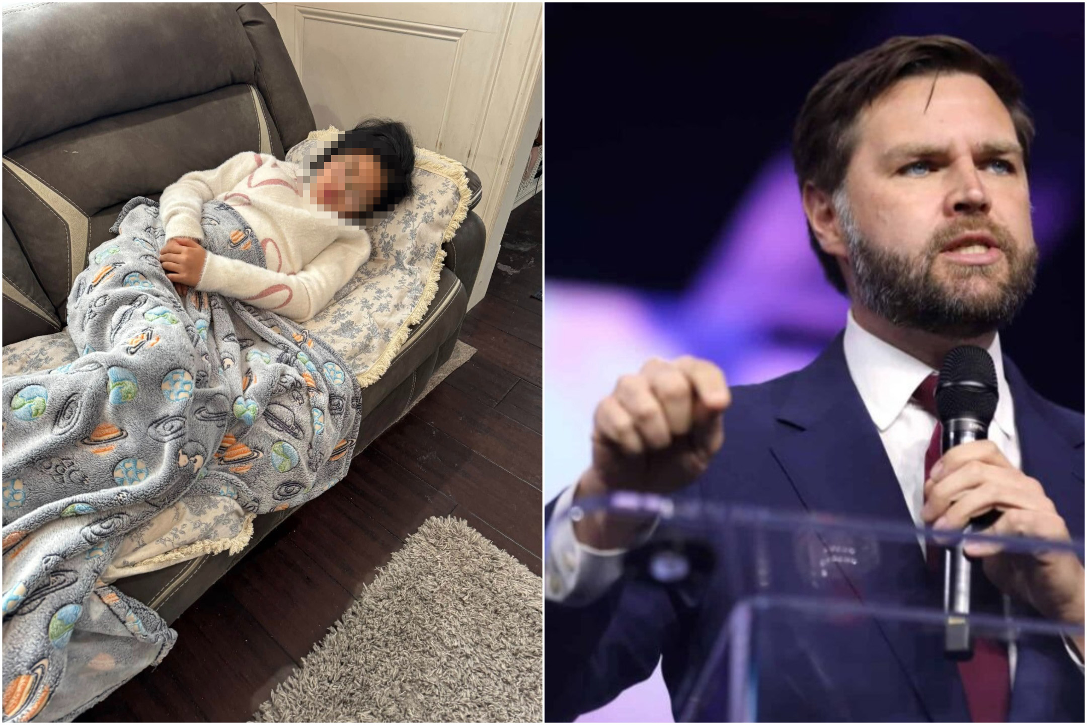 A una pariente de 12 años de JD Vance le negaron un trasplante: no está vacunada contra el covid