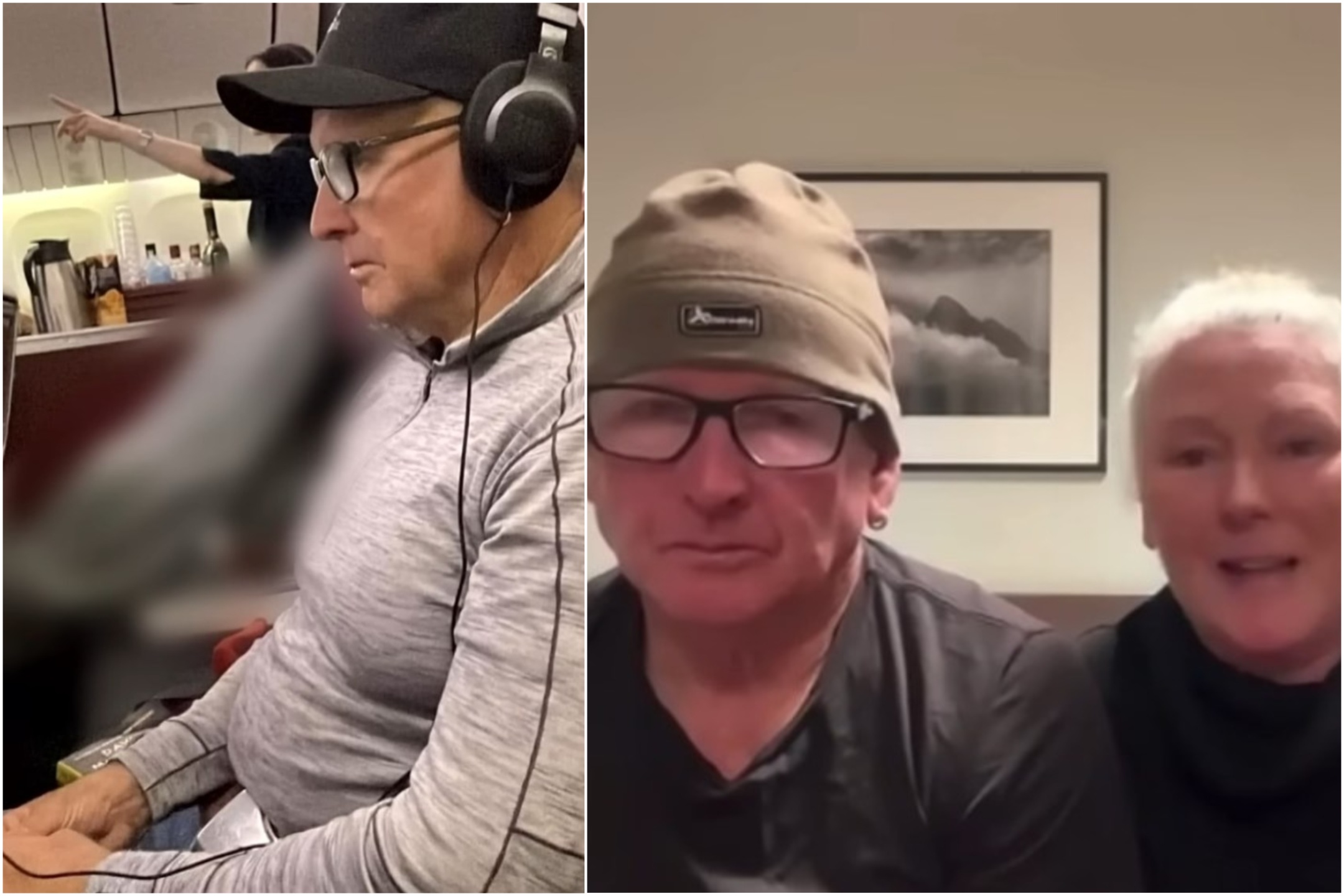 Passagier stirbt während des Fluges, Paar muss neben Leiche reisen