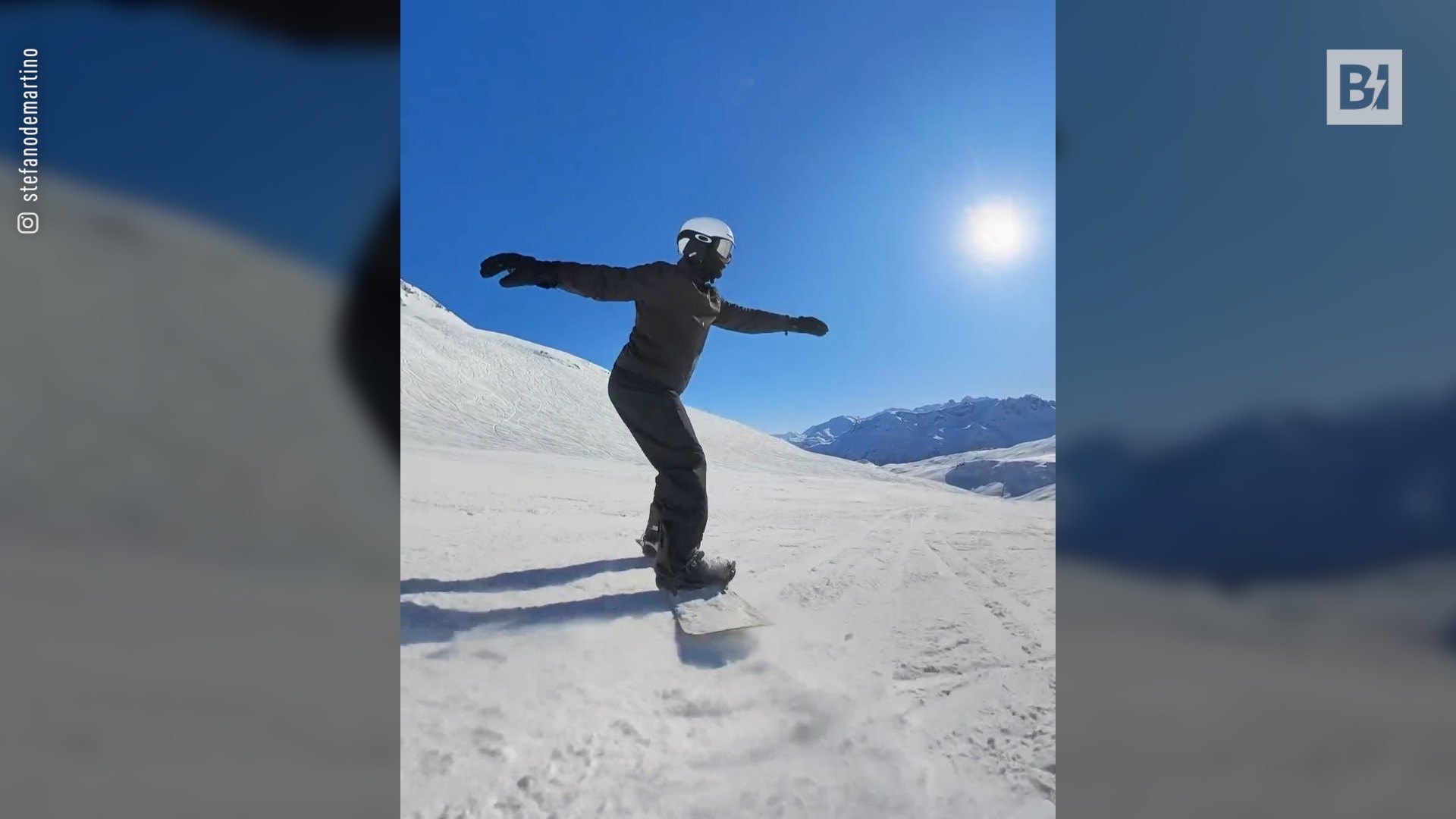Stefano De Martino en la nieve con su hijo…