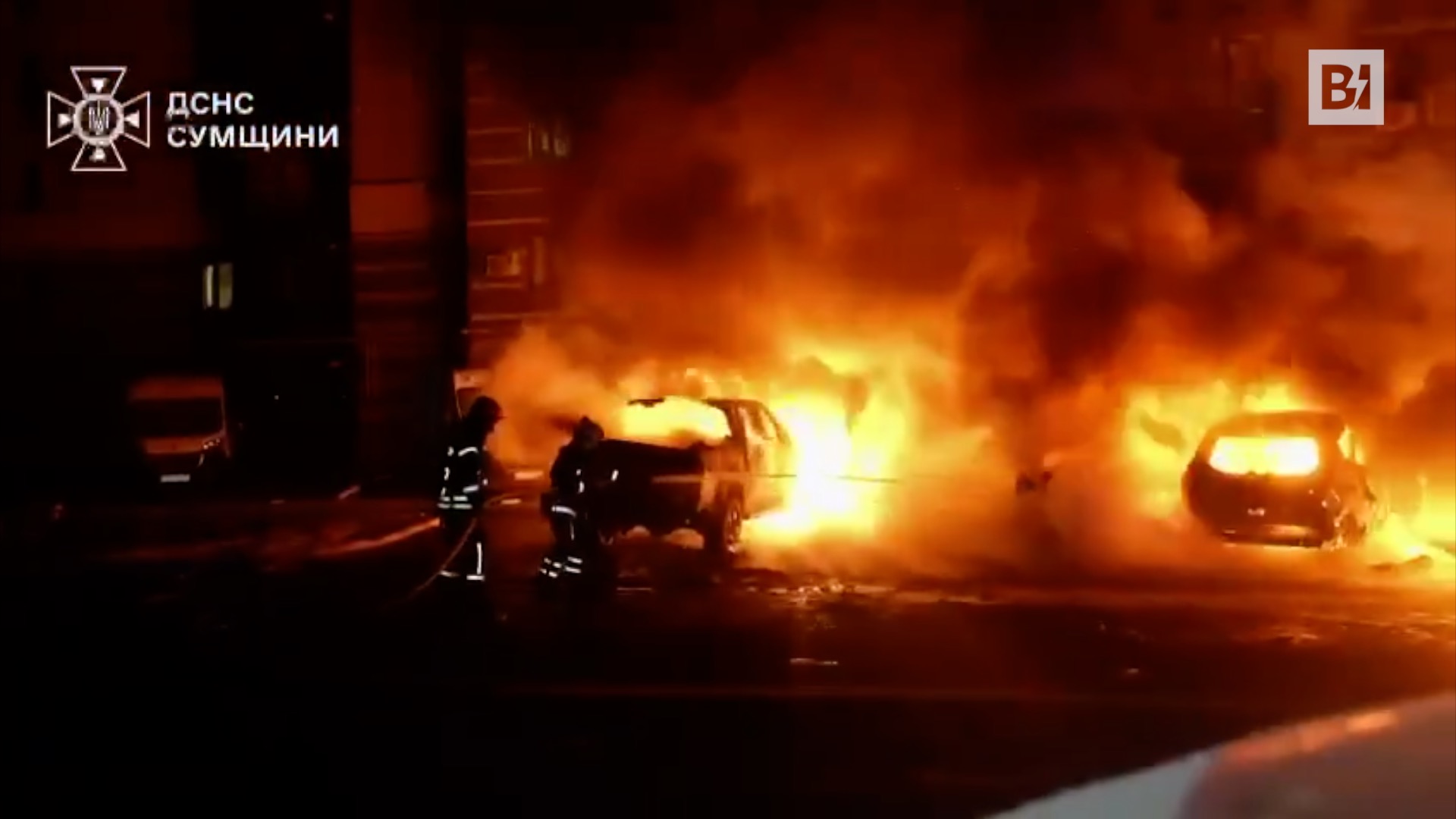 Ucrania, ataque ruso: llamas e incendios entre…