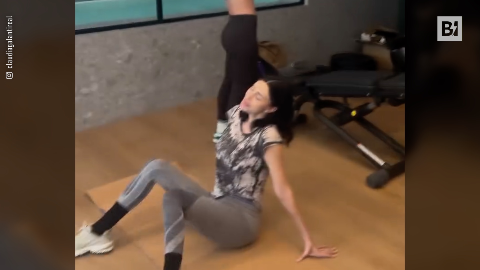 Claudia Galanti y Belén Rodríguez se vuelven locas en el gimnasio:…