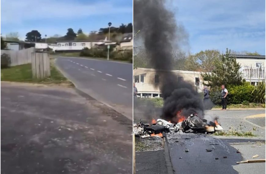 Flugzeug stürzt unter Touristen ab: Explosion streift Häuser, wie durch ein Wunder gerettet