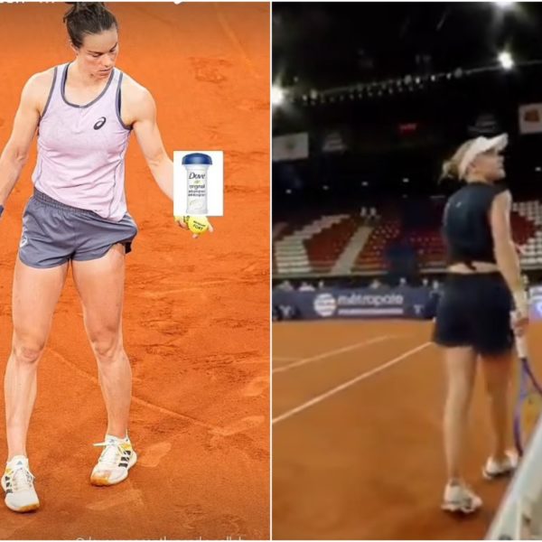 Un tenista se queja al árbitro del mal olor de su rival:…