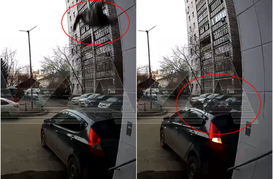 Russland, Großmutter fällt vom Balkon und steht wieder auf: Das schockierende Video geht viral