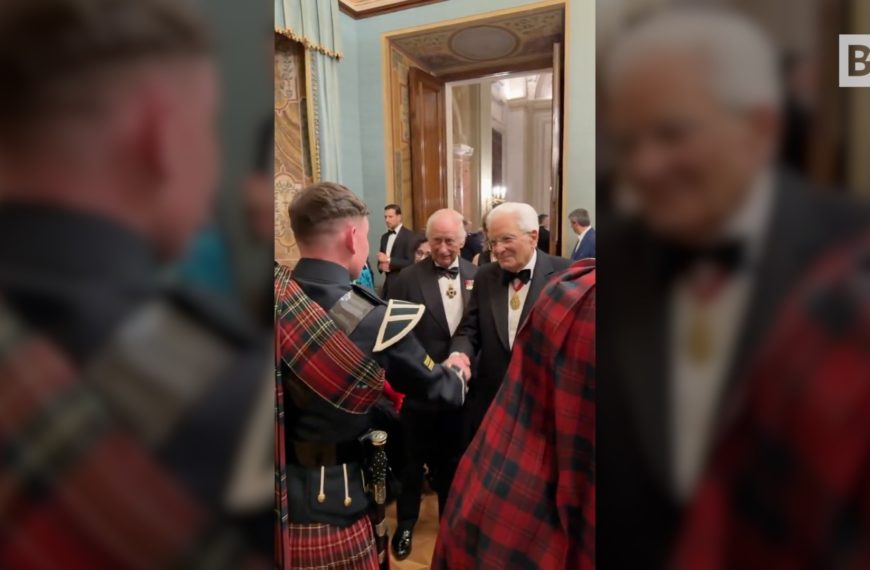 En el Quirinal como en Escocia: Mattarella recibe… al…