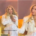 Beyoncé casi sufre un accidente en el escenario: un robot comete un error y una vergüenza viral