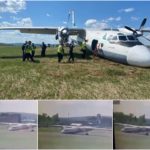 Avión ruso se sale de control: el tren de aterrizaje colapsa y los pasajeros temen.
