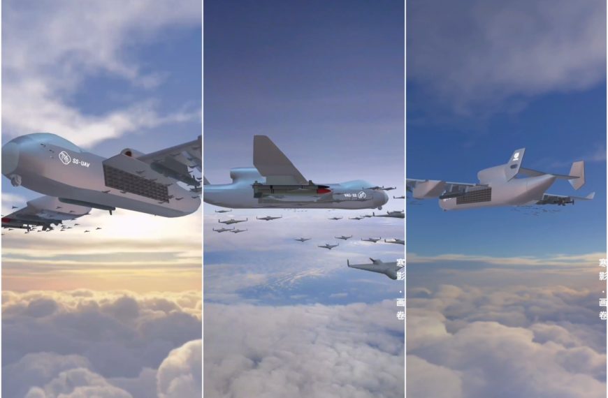 Le porte-avions volant chinois Jiu Tian peut lancer 100 drones kamikazes en 30 secondes