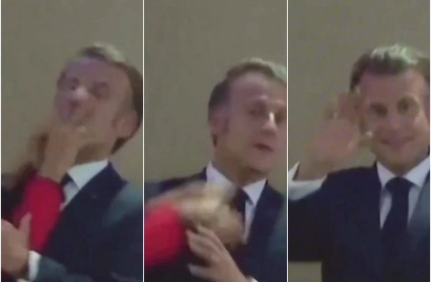 Il gesto di Brigitte Macron analizzato dagli esperti: “Non è solo uno scherzo”