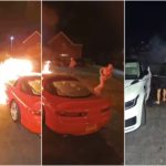 Un hombre desnudo persigue a un pirómano: el vídeo de la persecución circula en internet