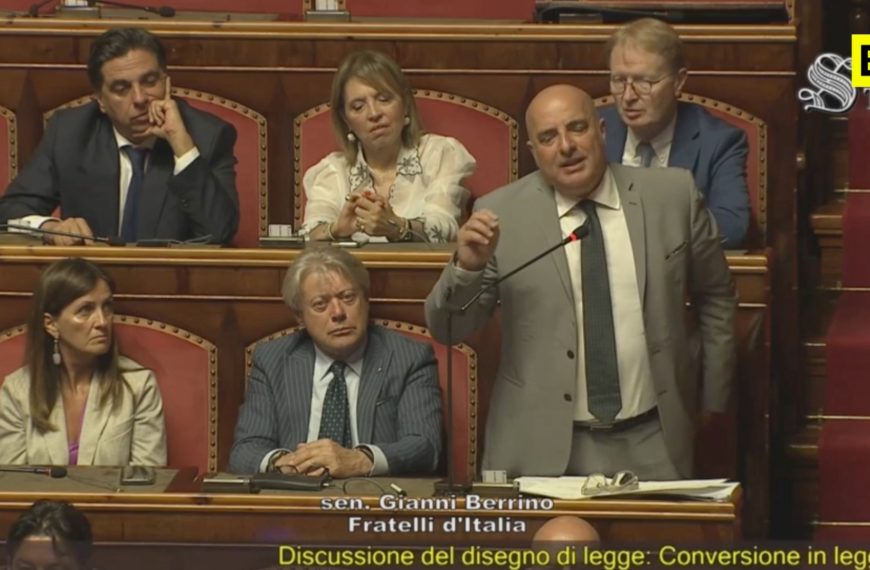Bufera sul senatore FdI Berrino: “Le donne che…