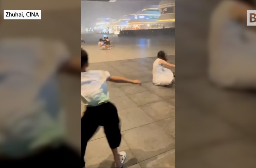 Taifun in China: Die Menschen bleiben nicht zu Hause…